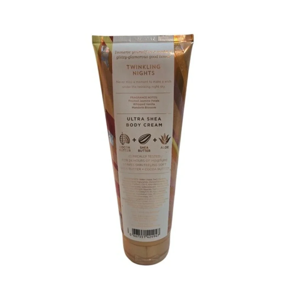 Bath & Body Works TWINKLING NIGHTS 24 HR Moisture Ultra Shea Body Cream 8‎ oz
